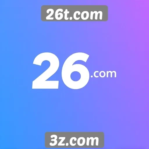 Acessibilidade e design do site 26t.com