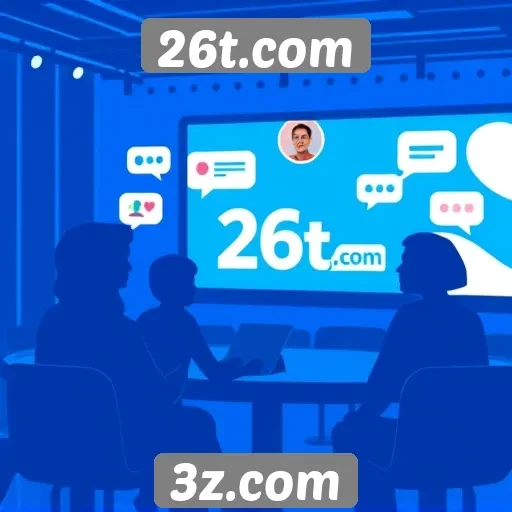 Funcionalidades de interação social no 26t.com