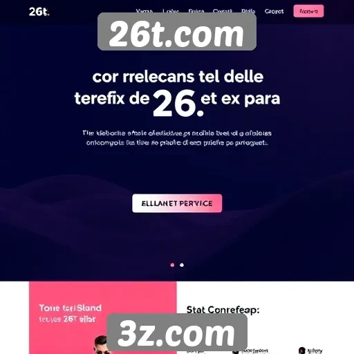 Experiência do usuário no 26t.com em foco